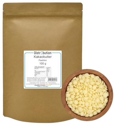 Kakaobutter 100g Pastillen Cacao Butter Lebensmittelqualität