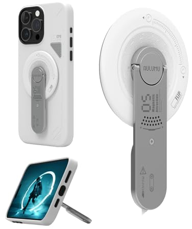 Aulumu G05 [4-in-1 MagZero] Magnetischer Telefonständer [2023 Einzigartiges Design], Abnehmbarer 360° Verstellbarer Telefonständer mit Boxöffner, Kompatibel mit iPhone 14&13&12 Serie (Schwarz)…