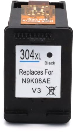 OBV Kompatible Druckerpatrone mit HP 304XL, Schwarz, ersetzt N9K08AE, für DeskJet 2630, DeskJet 3720, Envy 5030
