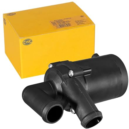 HELLA 8TW 358 304-631 Zusatzwasserpumpe - 12V - elektrisch | Kompatibel mit: AUDI A3, A3 Sportback, SEAT ALHAMBRA, ALHAMBRA, ALHAMBRA VAN, ALHAMBRA VAN, SKODA OCTAVIA I, OCTAVIA I Combi