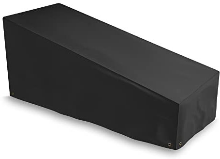 Bosmere AM640C Allwetter Sonnenliegen-Abdeckung, 220 x 80 x 55 cm, Anthrazit