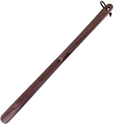 Cuerno de Madera para Zapatos, Elevador de Zapatos con Mango Largo para Zapatos y Botas, 50cm