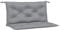 vidaXL Cuscini Panca da Giardino 2pz Grigi 100x50x7cm Tessuto Oxford