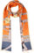 FonVan Seidenschal Seide Haarschal für Damen, Halstücher, Bandana, Satin Schal Kopftuch, Halstücher für Handtaschen, Handtaschen-Zubehör, Seidentücher Scarf (Orange Lock catch)