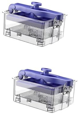 PRETYZOOM Lot De 2 Passoires À Yaourt Grecques Amovibles Passoires À Yaourt Et À Fromage Mailles Fines Pour Plusieurs Portions