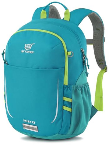 SKYSPER Kinderrucksack 12L Wanderrucksack mit Brustgurt Jungen & Mädchen, Wandern Rucksack Kinder für 3-8 Jährige