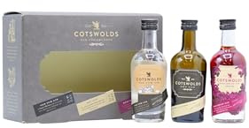 Cotswolds - English Gin 5cl x 3 40% ABV Miniature Gift Pack