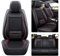 maiqiken Autositzbezug für Audi SQ5, A3, A4, V8,A6, A6 allroad Komplettset 5-Sitze, Standard - Schwarz rot