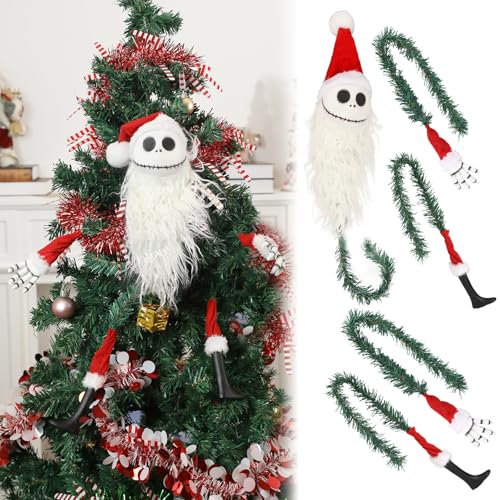 Jack Skellington Christmas Tree Topper, Nightmare Hanging Decorations, Jack Head Arm Leg Xmas Home Ornament