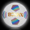 Leuchtender Fußball, Reflektierender Fußball, Holografisch Leuchtend Im Dunkeln Fussball, Größe 5 Fußball für Regelmäßiges Spiel und Training, Ideal für Klein & Groß Fußballtraining Nachtspiele