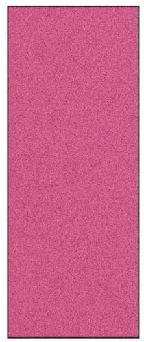 vidaXL Fußmatte Rosa und Schwarz 120 x 300 cm 100% Polyamid | Sorgt für Sicherheit auf rutschigen Oberflächen, Maschinenwaschbar für mühelose Reinigung,