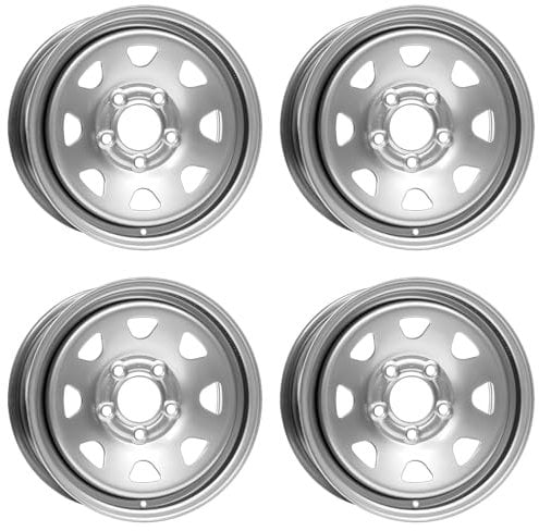 4x Dotz Felgen Dakar 7.0Jx15 ET5 5x114.3 kompatibel mit Jeep Cherokee Wrangler