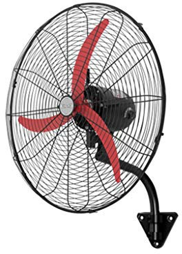 OWOHYG Ventilador Industrial de Pared, Potente y Potente, con Cabezal de vibración y bocina, Ventilador eléctrico Comercial de Alto Volumen (50 cm)