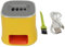 Machine de graines de melon électrique Machine en acier inoxydable ouvre-décortiquants automatiques pour les graines de citrouille tournonne (Jaune)