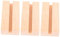 Cabilock 3 Pièces Support Bois pour Menu et Photos avec de Porte de Table pour Restaurant et Bureau Support Stable et Bois pour Calendriers et Panneaux Affichage