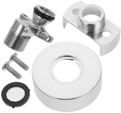 FONDOTIN Klauenfuß Badewannenarmatur Adapter 40° Verstellbar aus Robustem Material mit Standardanschluss Kompatibel für Duscharmaturen und Wandmontage Badezimmerzubehör