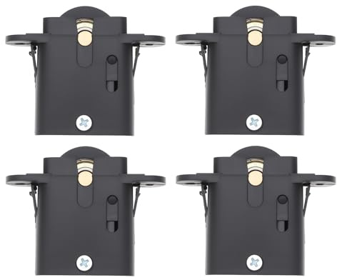 LT Easiyl 4 Stück 32 Mm Schiebetürrollen Räder 59 X 74,5 X 15 Mm für Sicherheitsgittertüren