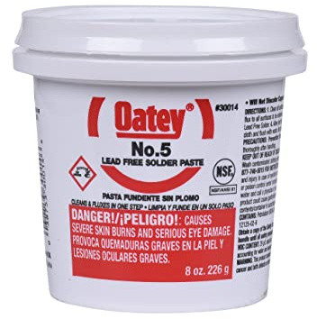 Oatey 30014 Paste Flux, Paste, Petroleum, 8 oz.