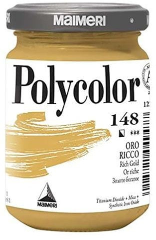 NUOVO MAIMERI M1220148 VASETTO POLYCOLOR VINILIC ORO RICCO VASETTO POLYCOLOR VINILICO FINE ORO RICCO 140ML