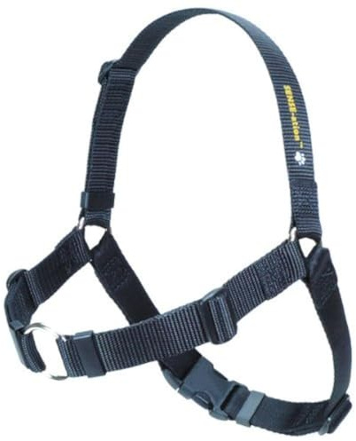 The Original Sense-ation No-Pull Dog Training Harness (Black, Large Wide)