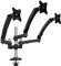 Mount-It! Mount-it! Expandable Desk Mount Spring Arm Clamp Base - Triple Monitor, Dark G