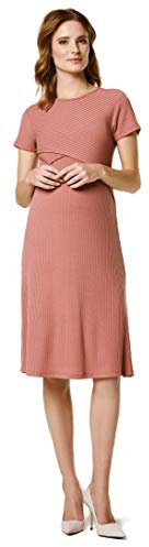 Supermom Dress SS Nurs Vestito maternità, Rosa (Canyon Rose P109), XL Donna