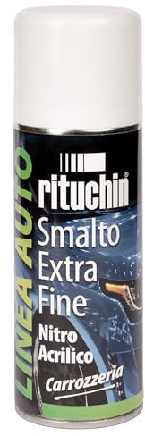 rituchin Bomboletta Spray per Ritocco Vernice Auto 200ml - Codice 737/A 737A Azzurro Frizzante Metallizzato Comaptibile con Fiat Alfa Romeo Lancia Jeep - Made in Italy