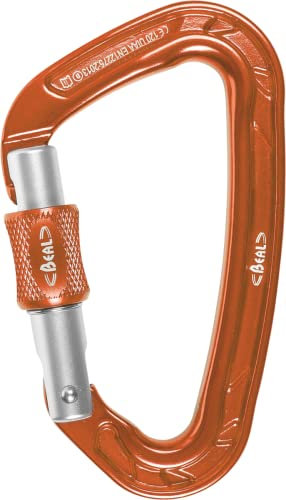 Beal Be Quick Orange - Vielseitiger benutzerfreundlicher Sicherungskarabiner, Größe One Size - Farbe Orange