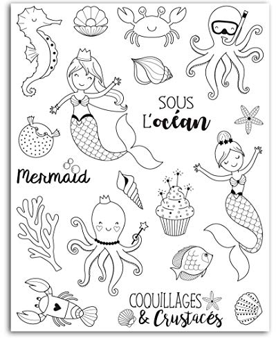 Toga Crystal Unterwasser-Stempel, Silikon, transparent, nicht anwendbar, 19 Stück