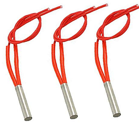 tatoko 8 x 40mm 100W Cartridge Heater Electric Heating Pipe Fittings AC110V, 3Pcs