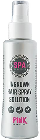 PINK Ingrown Hair Spray Solution - Ideal nach Waxing, Sugaring und Rasur - Bei eingewachsenen Haaren und Rasurbrand - Geeignet für den gesamten Körper insbesondere Gesicht, Achseln und Intimbereich