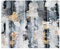 Bilderwelten Schiebegardinen Set Elisabeth Fredriksson Abstraktes Aquarell mit Gold 5 Flächenvorhänge 250 x 300cm Deckenhalterung