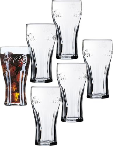 Arcoroc Cola Konturglas 37cl -0,3l geeicht - 6 Stück - Colagläser