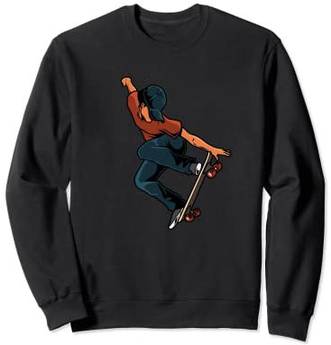 Skate Art Skateboard Waveboard Longboard Skater Sweatshirt