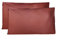 Kissenbezug 40x70 cm 2er Set - 100% Baumwolle, Superweicher Premium Jersey Kopfkissenbezug, Schlicht und edel im Design, Made in Italy - Bordeaux