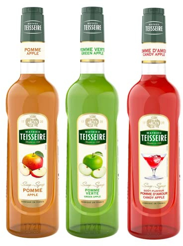 TEISNE Apfelsirups - Apple, Green Apple, Love Apple - 3x70cl