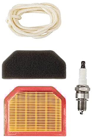 Scheppach Wartungskit für Rüttelplatten | 1x Luftfiltereinsatz, 1x Zündkerze für HP1200S, HP1800S