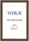 NiRa Massiv Holz Bilderrahmen Landhaus 70 x 90 cm in Alt-Schwarz Gold | Farbe und Größe wählbar | Rahmen für Poster | Puzzle | Foto collage HD083