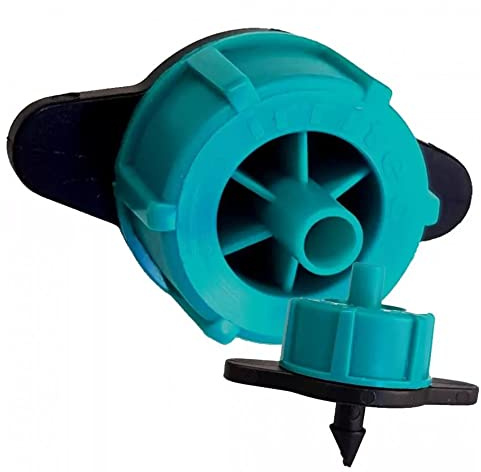 [Pack 100] GOTERO AUTOCOMPENSANTE 4 litros por Hora. Gotero para riego agrícola y jardinería. Gotero pinchado Desmontable Apto para micro tubo. Presión Trabajo 1 a 4 Bar | Incluye Membrana nítrica