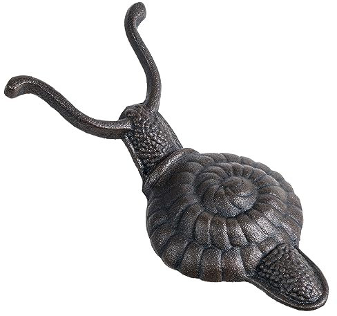 FARM IN Farmhouse Boot Jack Puller Rustic Shoe Jack Remover Heavy Duty Cast Iron for Home or Garden with Barn Snail Design