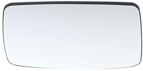 Spiegel Ersatzspiegel Spiegelglas Verchromt Konvex Heizbar Rechts Kompatibel mit VW Vento + Golf 3 + Cabrio + Variant Seat Cordoba + Vario 1991-02