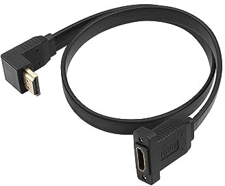 GINTOOYUN Cable alargador HDMI, 4 K @ 60 Hz, HDMI macho a hembra, cable adaptador estándar HDMI 2.0, cable adaptador para portátiles, televisores, monitores, proyectores, etc (estilo 5)
