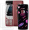MILEGAO Nokia 8210 4G Case + 2PCS Screen Protector Tempered Glass, Ultra Thin Bumper Shockproof Soft TPU Silicone Cover for Nokia 8210 4G (2.8”)