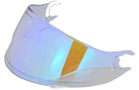 ORGEFY W for Shark D Skwal D-Skwal 2 Spartan Visiera del Casco Integrale Casco di Ricambio Lente Visiera Accessori Capacete Parabrezza Y (Color : Revo Blue)