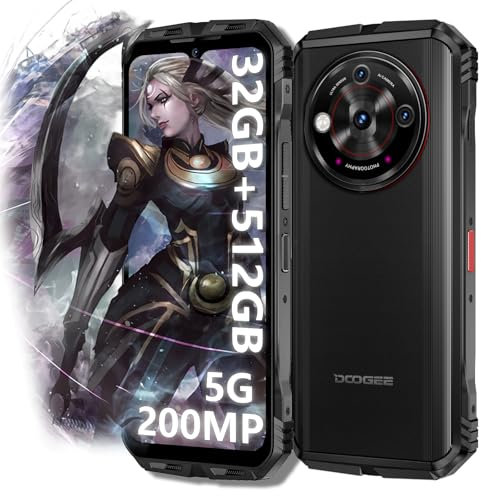 DOOGEE V30PRO 2024 Movils Resistentes 5G, 32GB+512GB(TF 2TB) Móvil Indestructible,10800mAh/33W Movil Todoterreno, Pantalla HD+ 6.58 +120Hz, 200MP+24MP Visión Nocturna, IP68 IP69K, Dual SIM/NFC/GPS