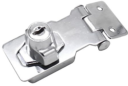 Mikikit Schloss Für Schränke Frei Öffnendes Knopf-schloss Aus Zinklegierung Mit Verdicktem Anti-diebstahl-design Geeignet Für Türschlösser Und Schreibtischschlösser Silber