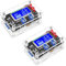 DROK Convertidor reductor ajustable de CC, 2 unidades, convertidor reductor de voltaje de 24 V a 12 V, 6 V-32 V a 1,5-32 V, 5 V, 5 A, LCD, fuente de alimentación, reductor de voltios, transformador
