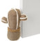 Tope Puerta Original Decorativo de Cactus de Tela Marrón Arena de 25x10x28 cm (Cactus marron)