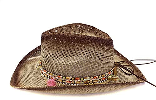 Papa Cap Hut Cowboy Outback Hut Herren Damen Cowboy Western Baseball Caps ASAP Cap (Khaki, One Size)