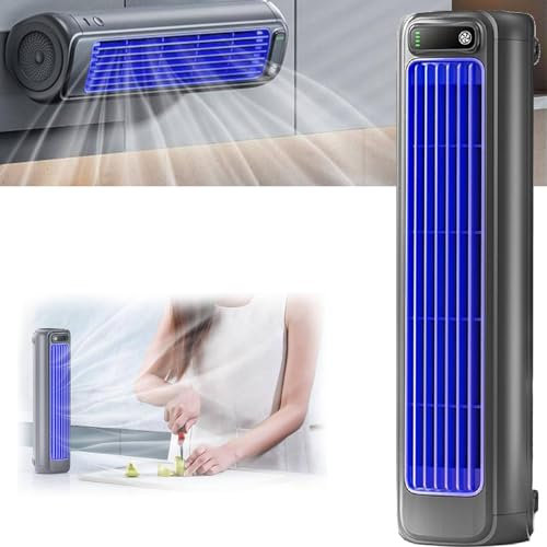 Cooling Ace, Cooling Ace Klimaanlage, Tragbare Klimaanlage Kühlventilator mit 3 Geschwindigkeiten, Mini AC Einheit für Schlafzimmer Büro Küche Auto (Grau)